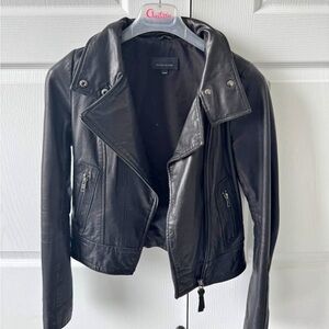 Mackage for Aritzia Black Leather Jacket